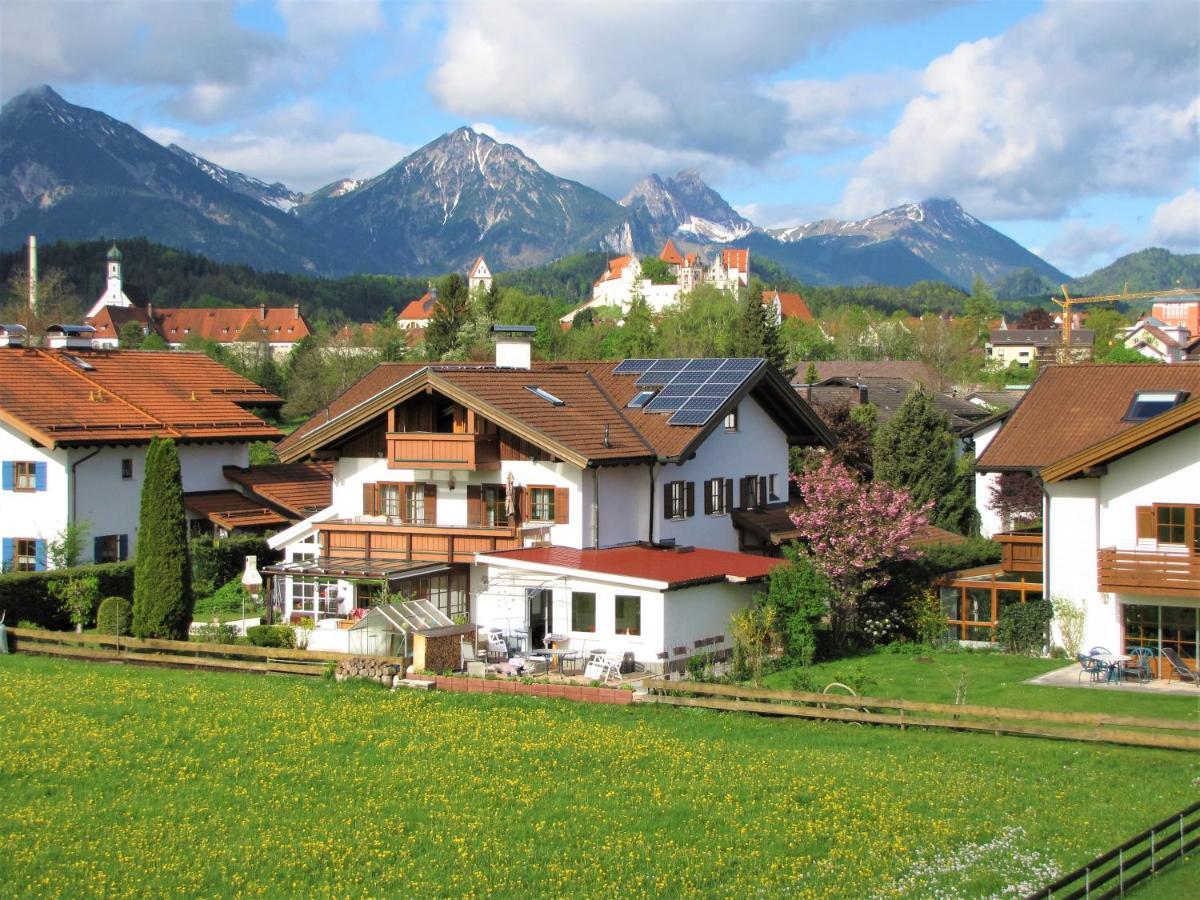 Ferienwohnung Herzstueck Im Haus Schlossblick ฟุสเซ่น ภายนอก รูปภาพ