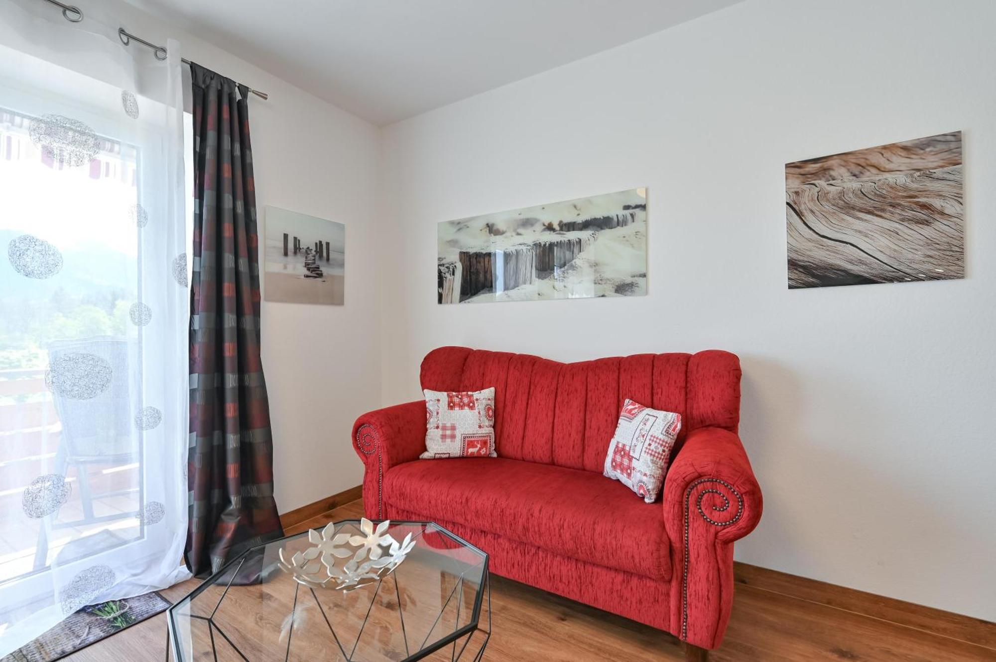 Ferienwohnung Herzstueck Im Haus Schlossblick ฟุสเซ่น ภายนอก รูปภาพ